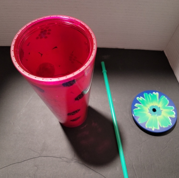 Starbucks 2022 Dancing Blooms Floral Venti Tumbler 24 oz Cold Cup - Picture 4 of 6